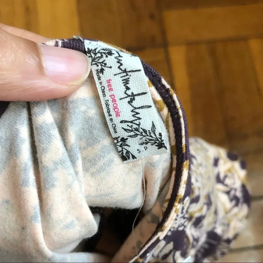 Free People Floral Mini dress Size Small